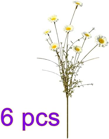 6PCS Artificial Daisy Flowers for Home Decor