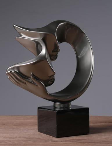 Abstract Lover Sculpture - Modern Arts Figurine 106 Inch
