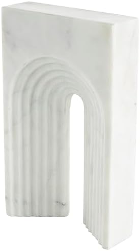 Deco 79 Marble Geometric Statue Home Decor Accent