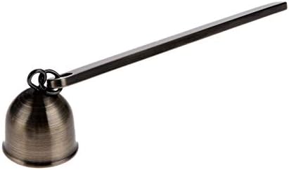MUXSAM Candle Snuffer Bell-Shaped Stainless Steel Wick Extinguisher for Candle Lovers
