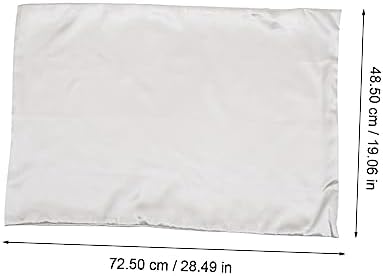 JEWEDECO 2PCS Cooling Polyester Pillowcases with Zipper