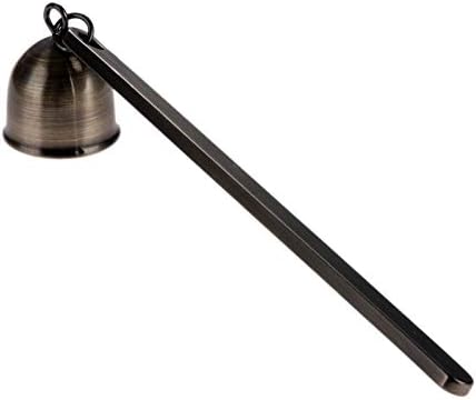 MUXSAM Candle Snuffer Bell-Shaped Stainless Steel Wick Extinguisher for Candle Lovers