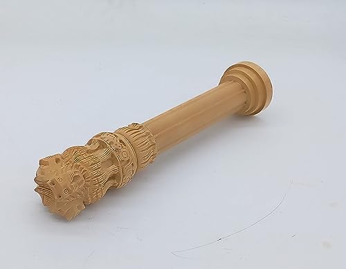 Wooden Ashoka Pillar 10 Inch Office Desk Decor Gift 1