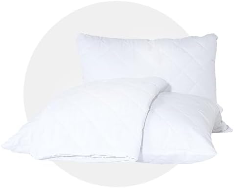 Ruili 2 Pack King Size Zippered Pillow Protectors