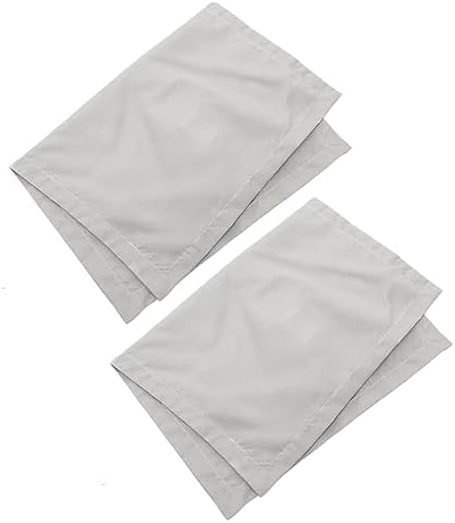 HEALLILY 2Pcs Grey Pillowcases for Comfort and Protection
