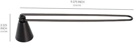 Haven June Modern Black Candle Snuffer 1