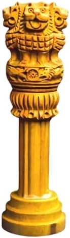 Wooden Ashoka Stambh Pillar 6 Inch 8 Pcs Pack 1