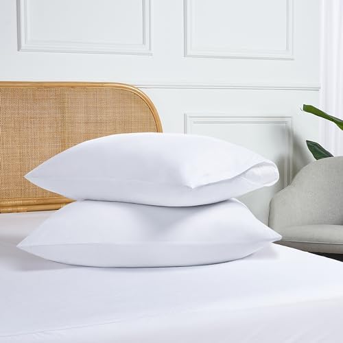 ProtectMySleep Tencel Pillow Protectors - 2-Pack Waterproof Hypoallergenic
