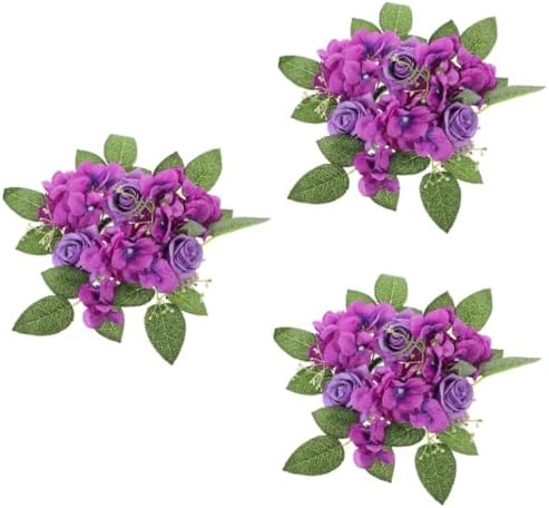 Garneck Floral Candle Ring for Pillar Decor