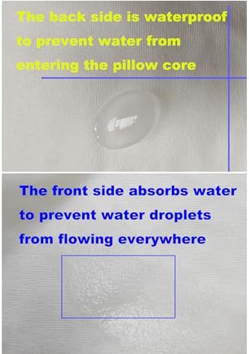 MOONVAN Waterproof Pillow Protector with Zipper