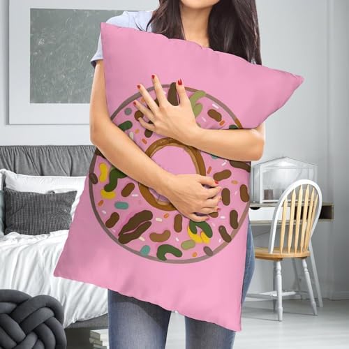 NWGHM Donut Pillowcase with Zipper and Cooling Fabric