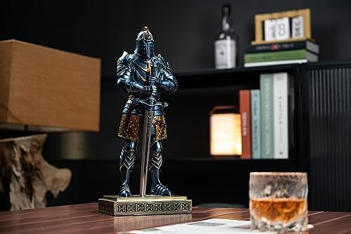 Medieval Knight Statue with Sword - 1512 Inch Blue