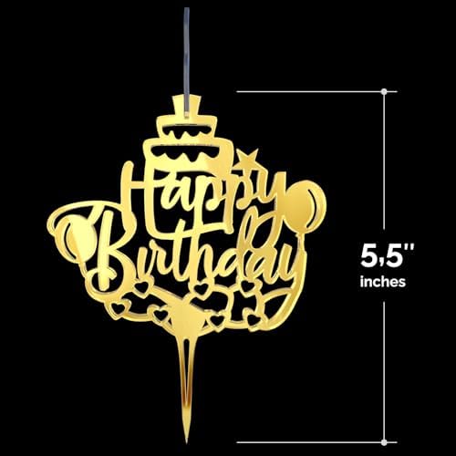 Spark Magic Happy Birthday Cake Topper Candle