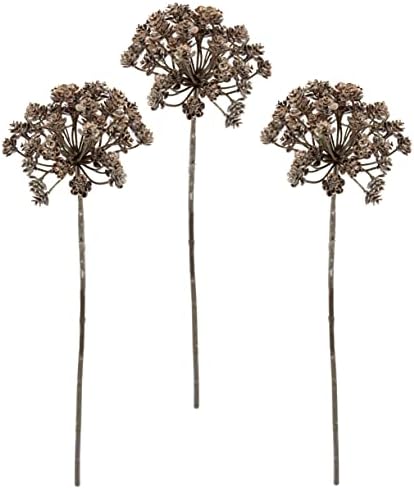 Metallic Dill Branches with Glitter Artificial Flower Decor