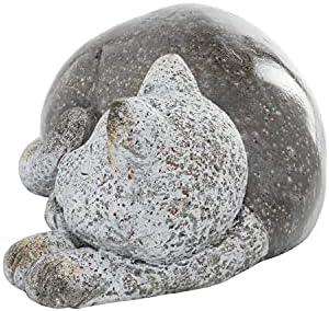Deco 79 Gray Polystone Cat Garden Statue