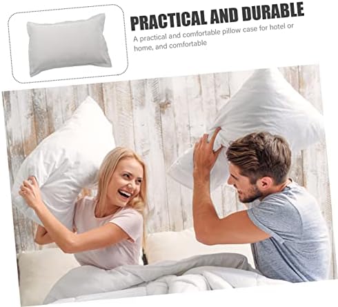 Garneck Pillow Case Set 2 Pcs Solid Grey Pillow Covers