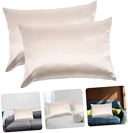 WHAMVOX 2pcs Cooling Polyester Pillow Covers