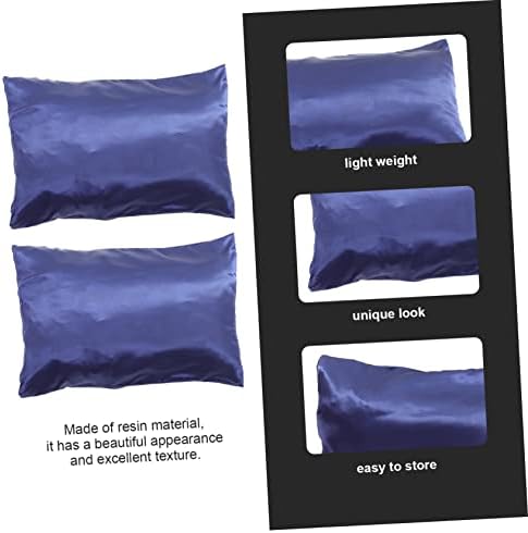 GLEAVI 2Pcs Silk Pillowcase Set for Bedding Comfort