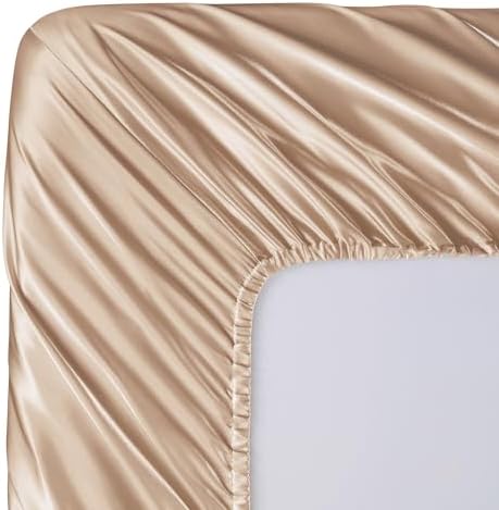 SiinvdaBZX 3-Piece Satin Bedding Set
