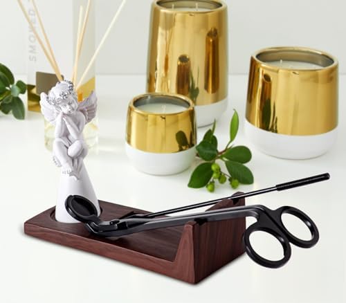 dgudgu Candle Care Kit with Snuffer Trimmer Dipper Storage Tray
