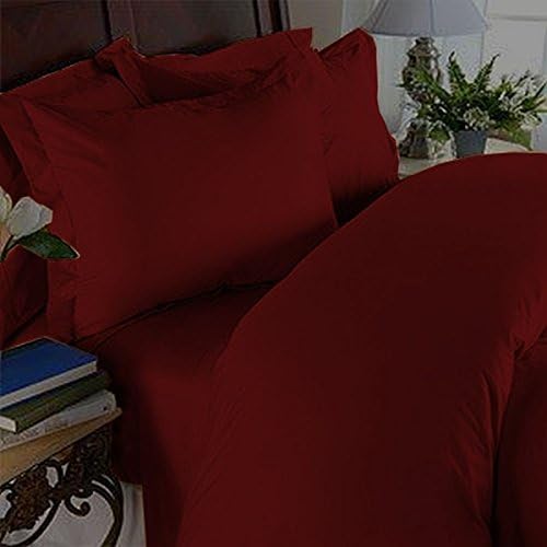 2PC King Pillowcases 90 GSM Microfiber - Burgundy