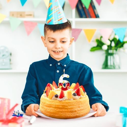 Wanlab Cartoon Number 6 Birthday Candle