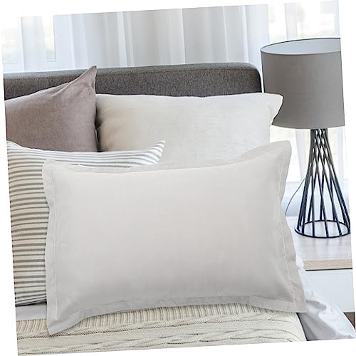 Garneck Pillow Case Set 2 Pcs Solid Grey Pillow Covers