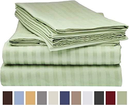 RRlinen 800 Thread Count Cotton Bed Sheet Set Twin XL 15 Deep