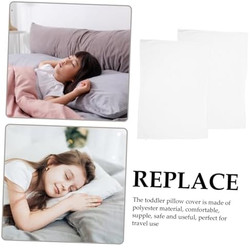 BESTOYARD Cotton Pillowcases with Zipper 2PCS Set