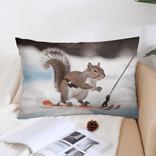 NWGHM Pillow Case 30x20 Inches Breathable Cooling Throw Pillow Cover with Zipper