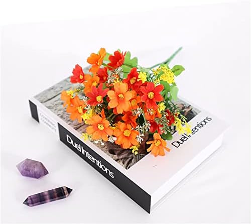 Scceatti Artificial Daisy Faux Flowers for Outdoor Decor