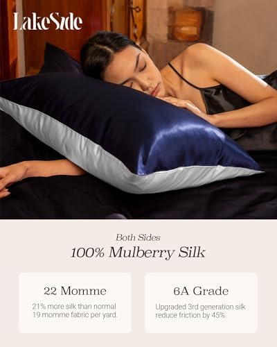 Oriental Lakeside 22 Momme Mulberry Silk Pillowcase - Envelope Closure