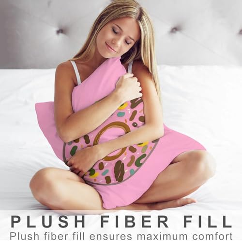 NWGHM Donut Pillowcase with Zipper and Cooling Fabric