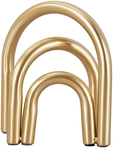 Deco 79 Gold Metal Geometric Arch Sculpture Home Decor Statue