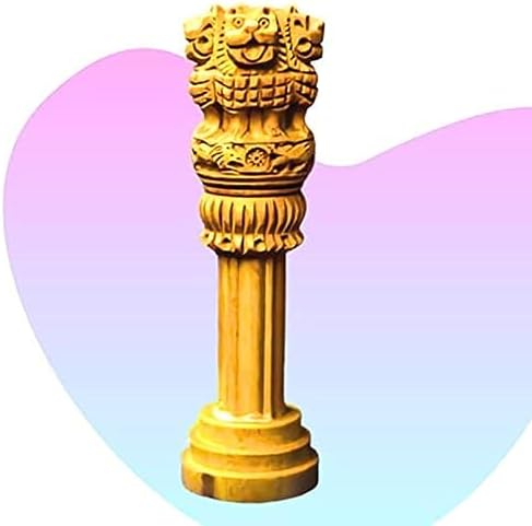 Shri Shri Wooden Ashoka Stambh Table Decor