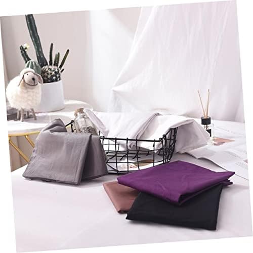 1 Pair Dark Grey Pure Cotton Pillowcases Soft Washable Bed Pillow Covers