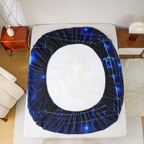 Castle Fairy Motorcycle Fitted Sheet Set with 2 Pillowcases