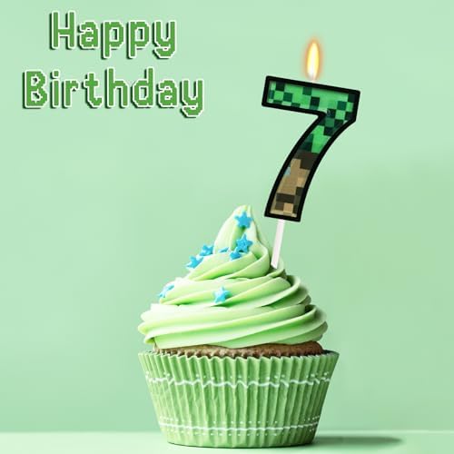 OGnomiFX 7th Pixel Miner Birthday Candle