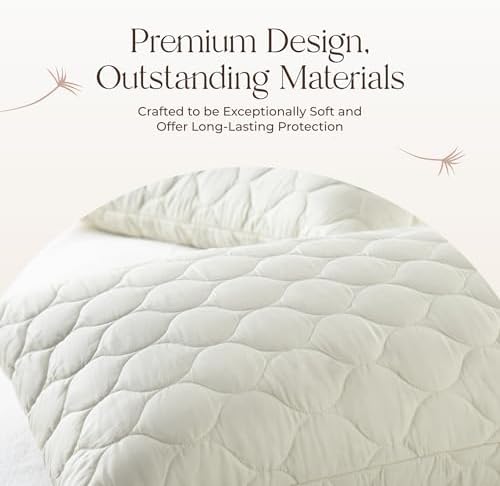 Organic Cotton Pillow Protector 2 Pack - King Size