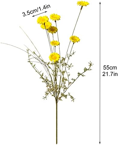 6PCS Artificial Daisy Flowers for Home Decor