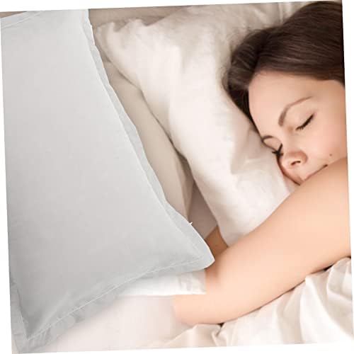 Alipis 2Pc Washable Microfiber Pillowcases - Grey Breathable and Comfortable