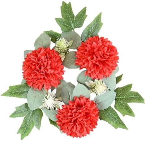 MAGICLULU Candle Ring Wreath for Wedding and Home Decor
