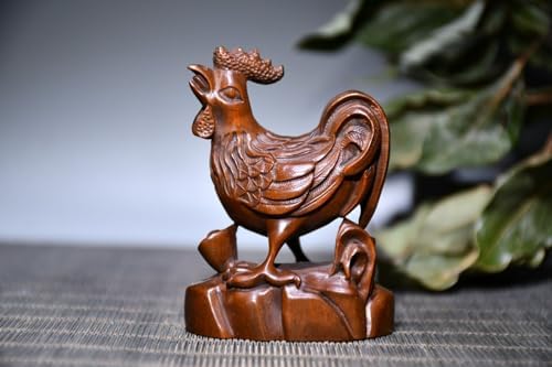 LimpaC Collection Boxwood Zodiac Chicken Statue
