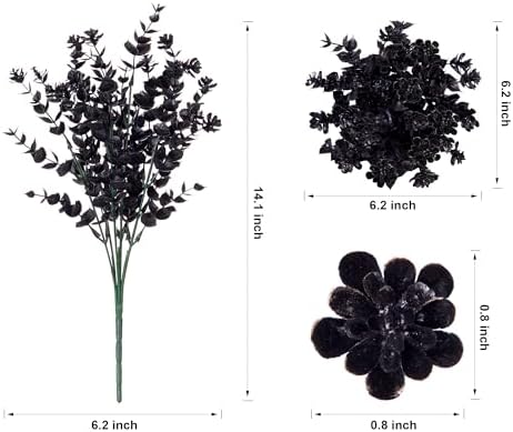 Ivydale Halloween Artificial Flowers Outdoor 12 Bundle