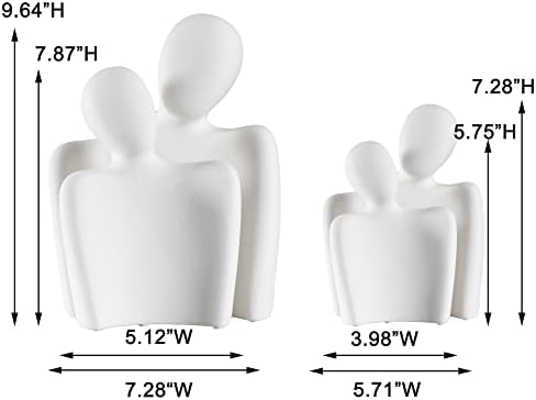 BUTILIVEEN Romantic Couple Ceramic Sculpture