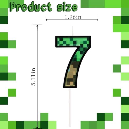 OGnomiFX 7th Pixel Miner Birthday Candle