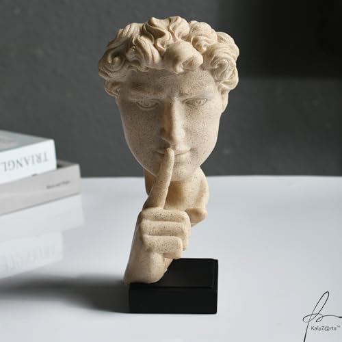 KalyZrts Sandstone Resin Thinker Style Abstract Statue