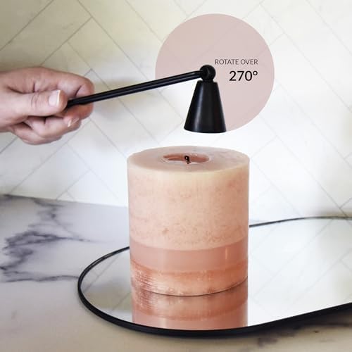 Haven June Modern Black Candle Snuffer 1