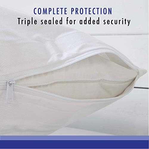 FRE14602WHIT09 Pillow Protectors King Size White