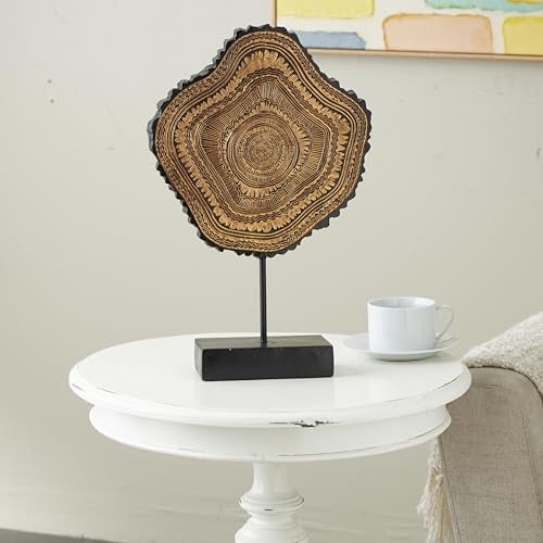 Deco 79 Resin Tribal Statue with Black Stand
